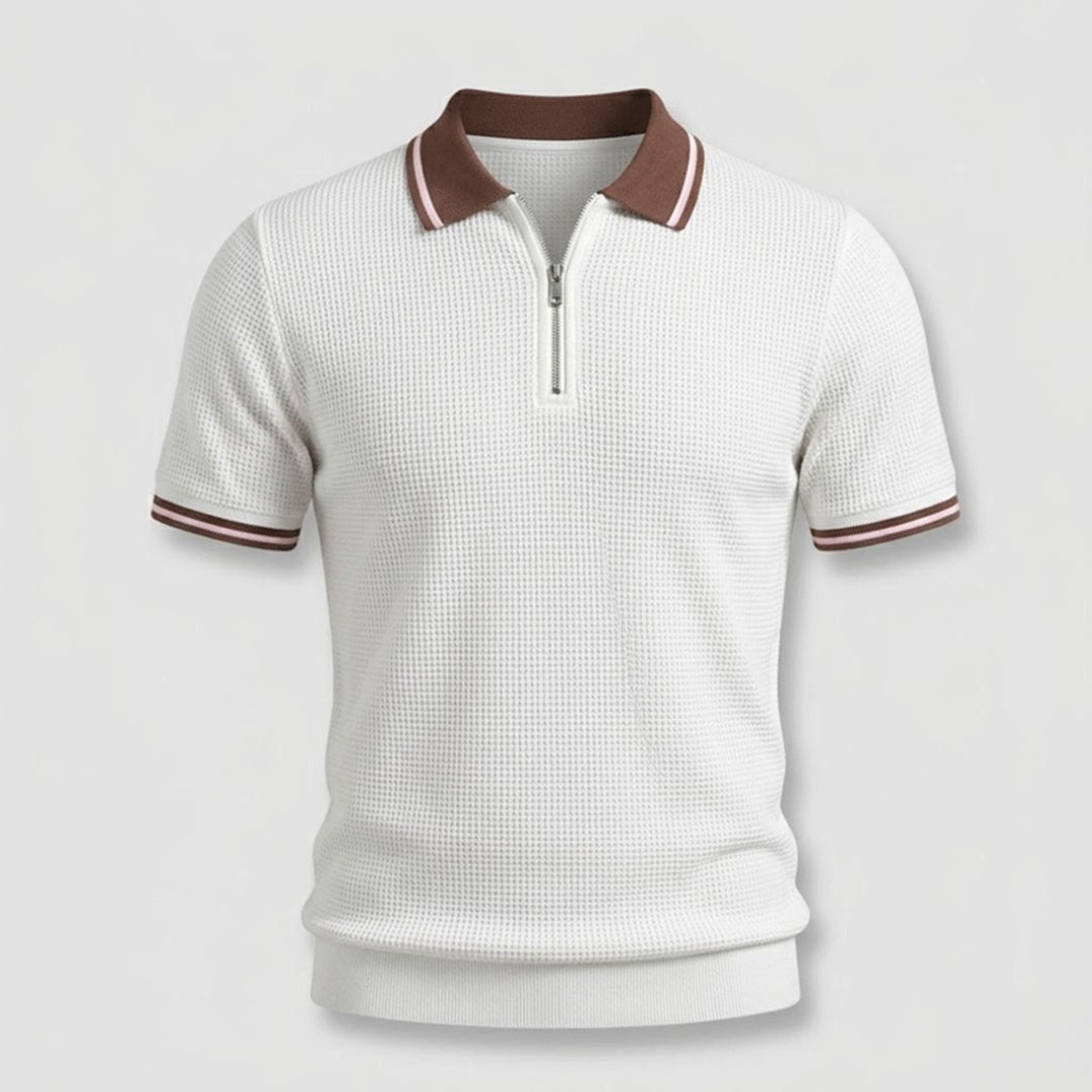 𝗪𝗮𝗳𝗳𝗹𝗲 𝗭𝗶𝗽𝗽𝗲𝗿 𝗣𝗼𝗹𝗼 ( white )
